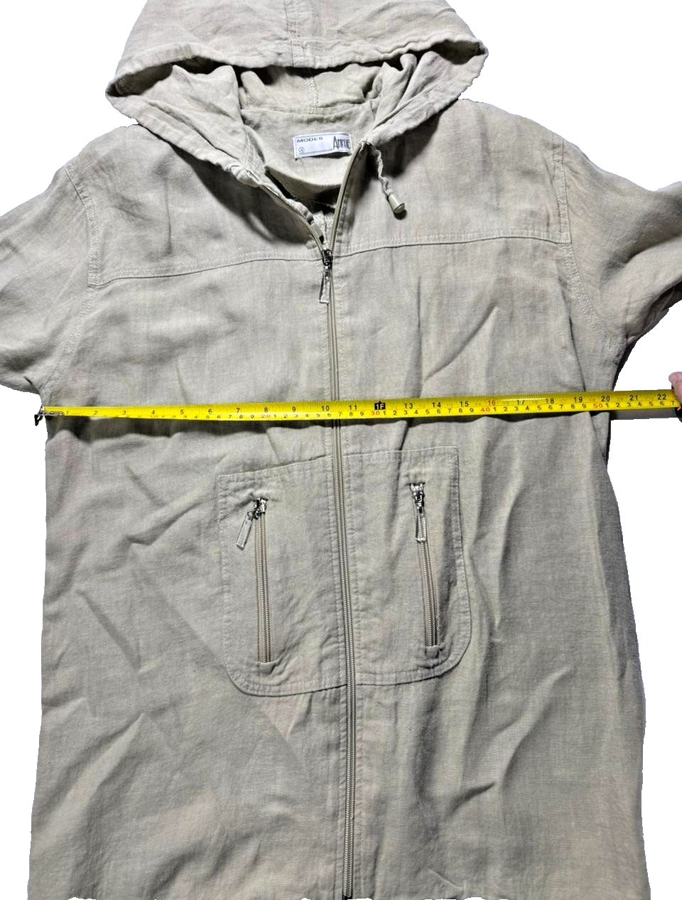 Zip Up Hooded Jacket For Men - Size 4