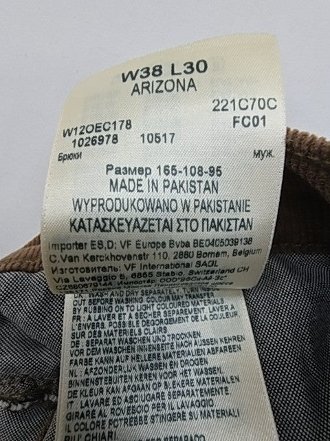 Wrangler Men Brown Jeans size 38X30 product image 7
