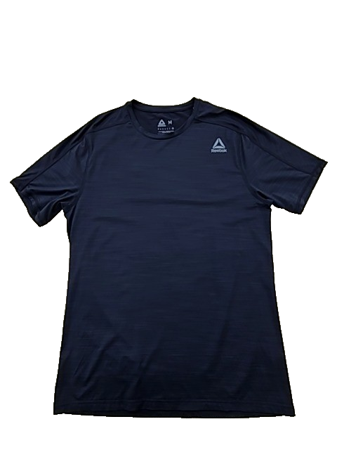 Reebok Men's Navy M Short Sleeve ActivChill Crewneck T-Shirt