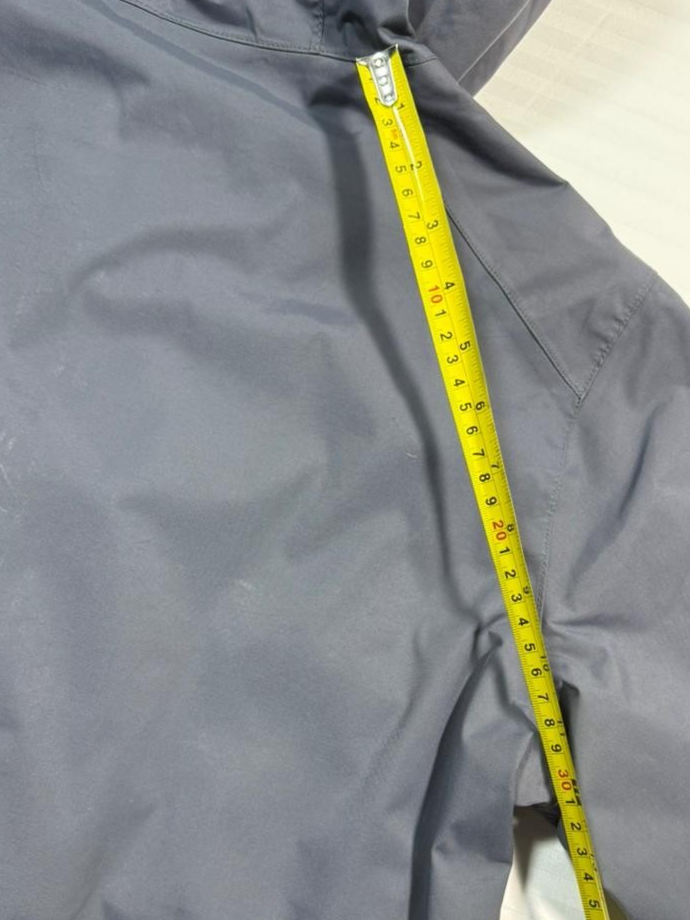 Jack Wolfskin Men's Gray Hooded Outdoor Waterproof Jacket Size S