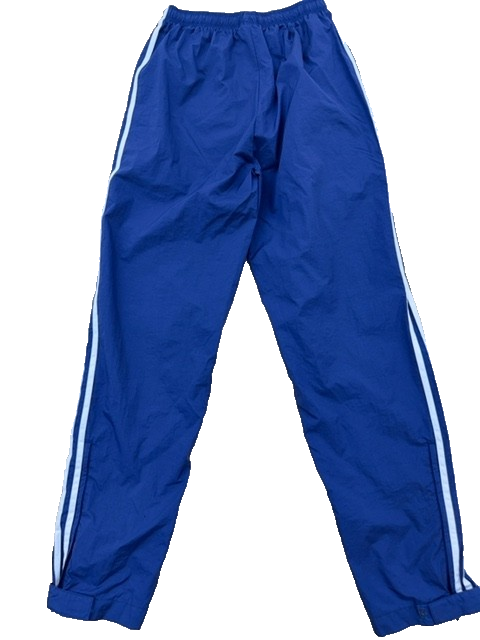 Adidas Men's Navy 3-Stripes Track Pants M Tapered Nyl