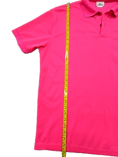 Lacoste Men's Fuchsia Pink L.12.12 Polo Shirt Cotton Pique Short Sleeve