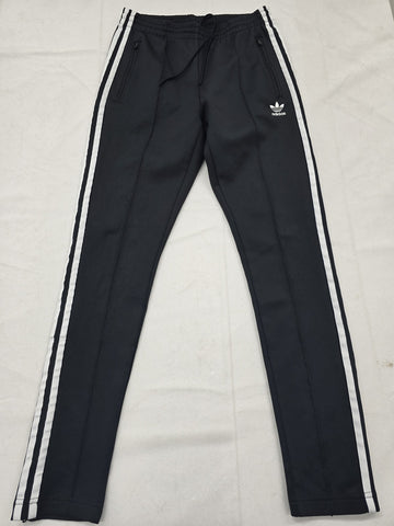 Adidas Primeblue Black Track Pants Men L Slim Tapered Recycled