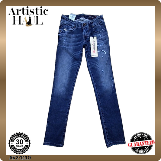 Diesel Grupee Women's Skinny Low Rise Blue Stretch Jeans