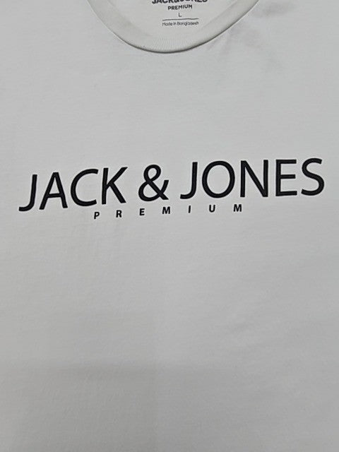 Jack & Jones Men Beige T-Shirt size L product image 6