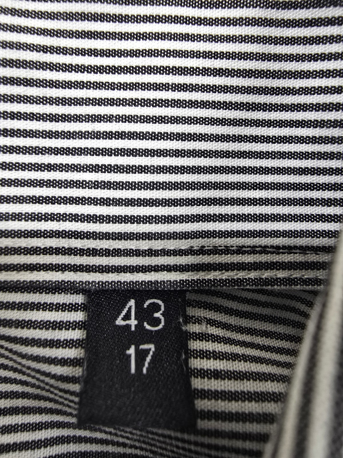 Boss Gray Striped Slim Fit Long Sleeve Dress Shirt Men's Regular