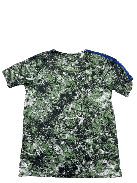 Adidas Green Camo Soccer Jersey L Short Sleeve Crewneck Unisex