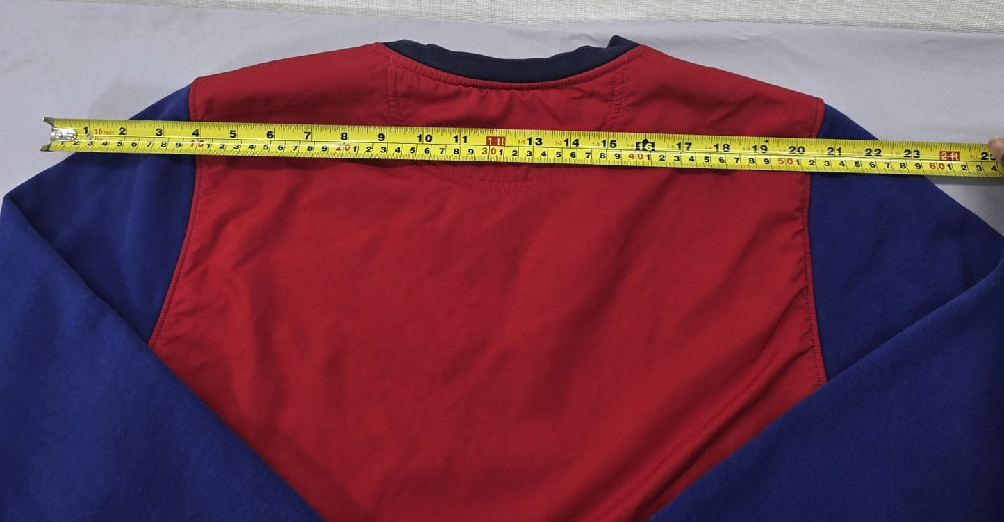 Lacoste Men's Multicolor Crewneck Fleece Sweatshirt Size M