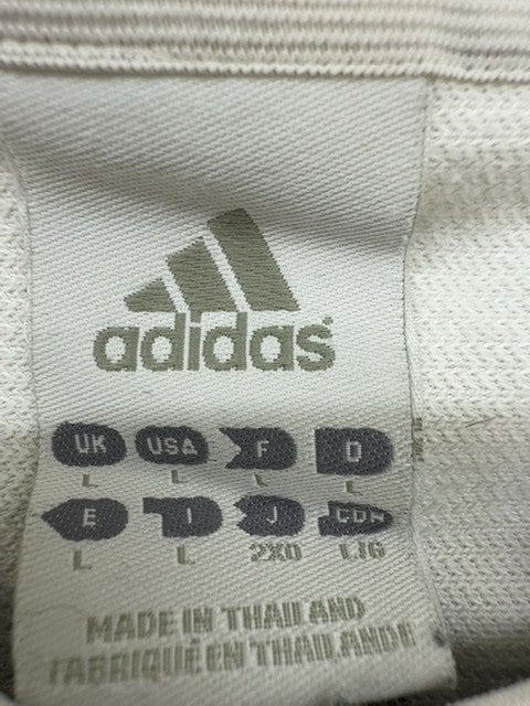 Adidas Men's White Soccer Jersey Size L Regular Thailand