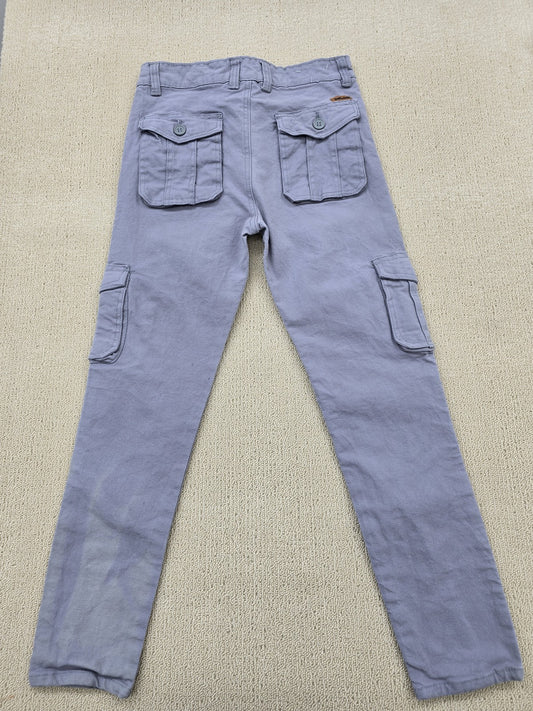 Timberland Men's Light Blue Cargo Pants 30x32 Relaxed Fit Twill