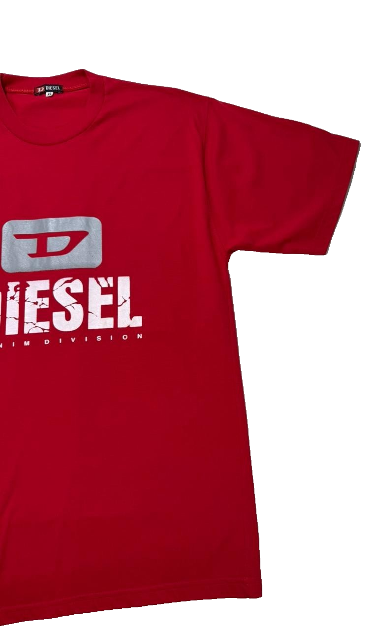 Diesel Men's Short Sleeve T-Shirt | Size:XL| Red Color