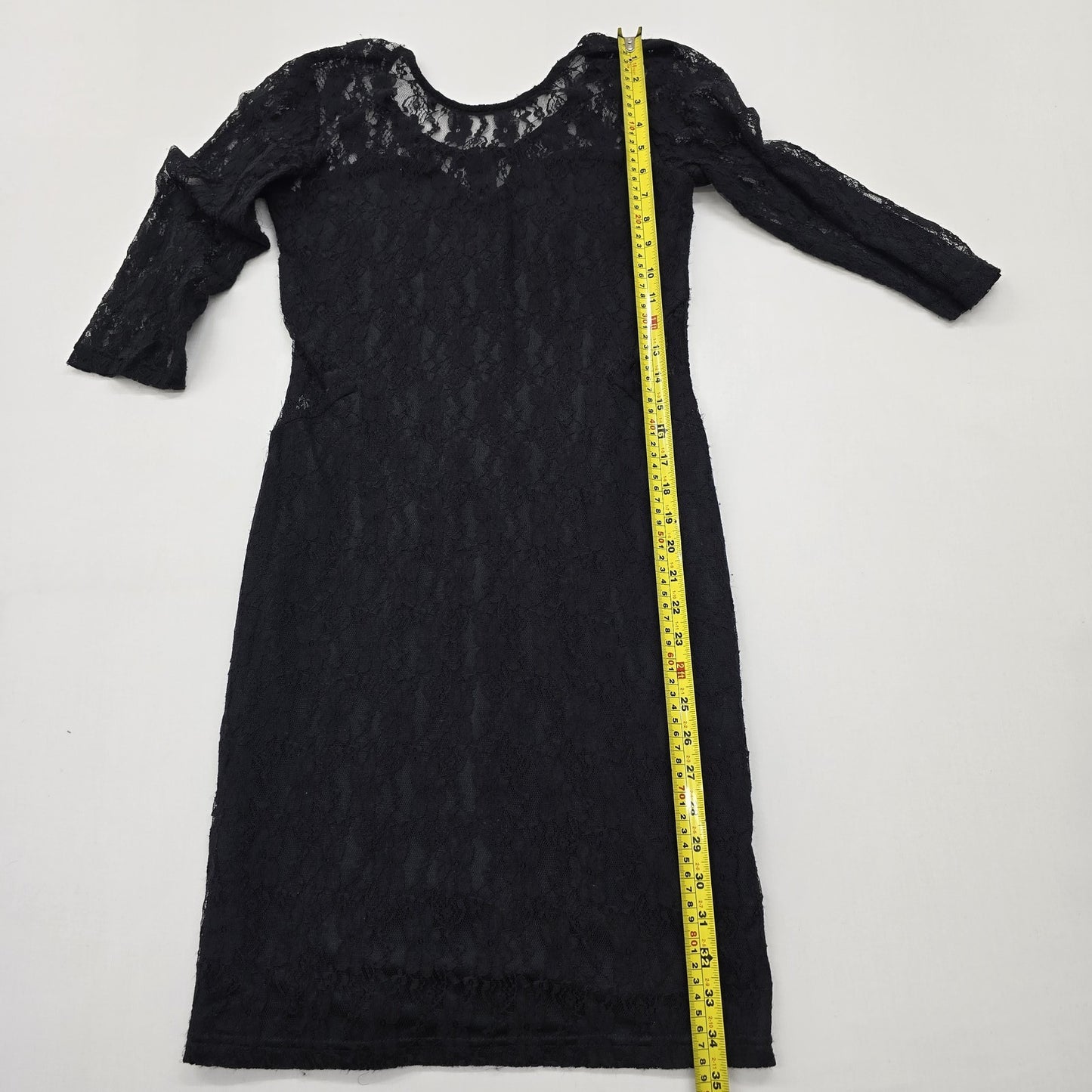 Elizabeth Women Black Dress size 40 product image 8