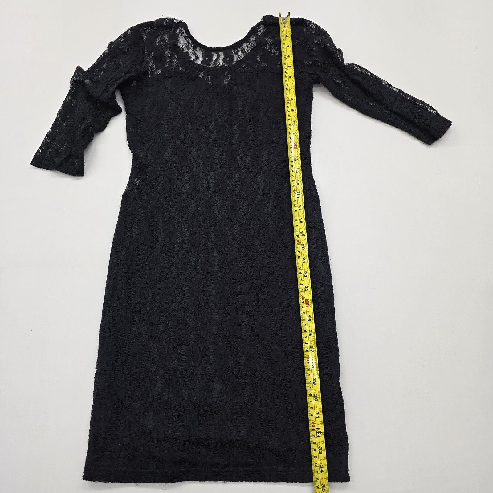 Elizabeth Women Black Dress size 40 product image 8