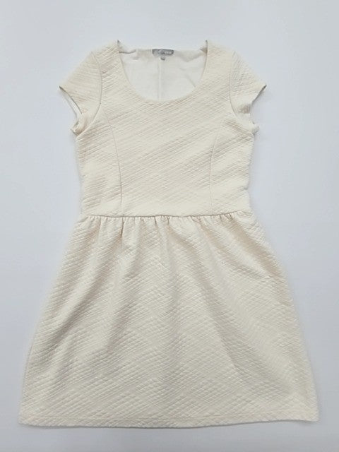 Etam Women's Cream Fit & Flare Knee Dress Size 10