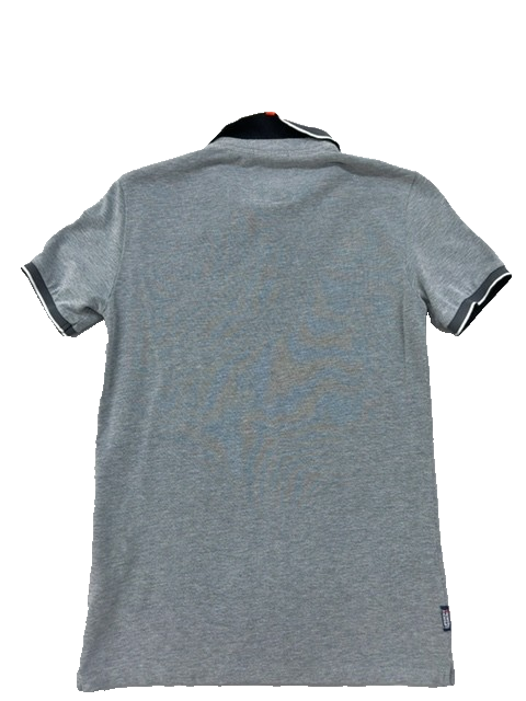 Superdry Premium City Polo Grey Small Short Sleeve Men's City Fit Pique