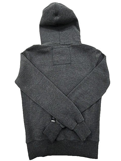 Superdry Men's Grey Marl Vintage Logo Hoodie Small Slim Fit