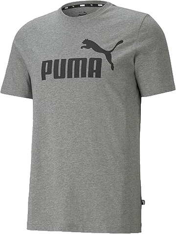 Puma Men Sportswear Fit Short Sleeves Training T-Shirt Grey Size L
