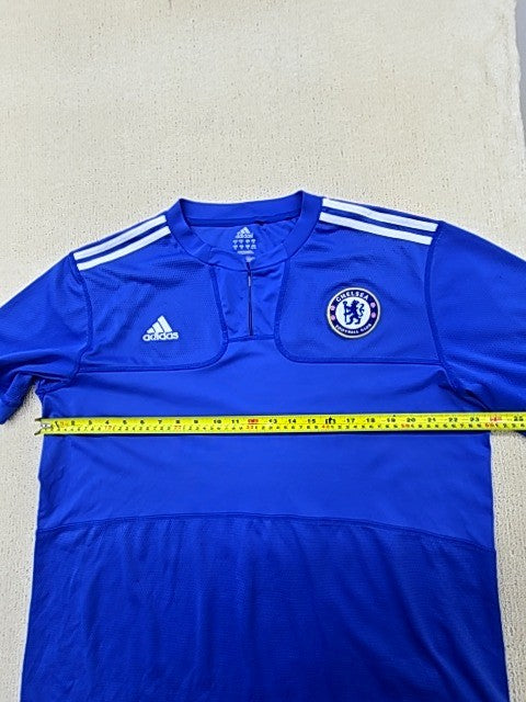 Adidas Men's Chelsea FC Blue Soccer Jersey XL Short Sleeve Crewneck