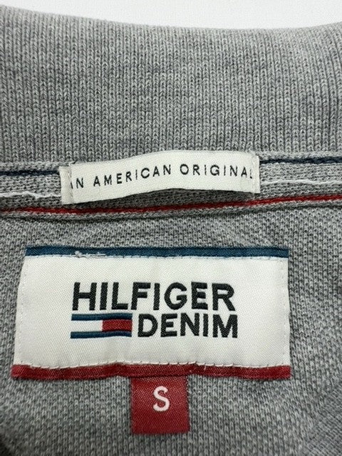 Hilfiger Denim Men Gray Polo Shirt size S product image 4