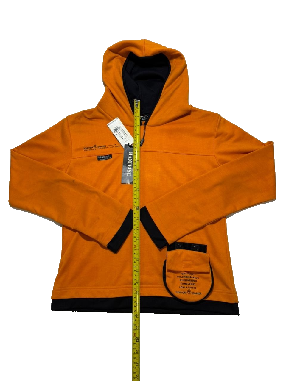 Hanfeise Men's Long Sleeve Hooded Sweatshirt Size S