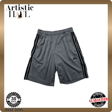 Adidas Men's Grey Athletic Shorts Size S Regular Fit
