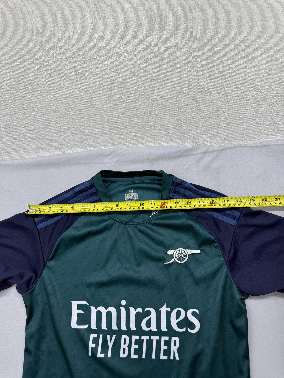 Adidas Arsenal 2024/25 Away Jersey M Teal/Navy Heat.Rdy Slim