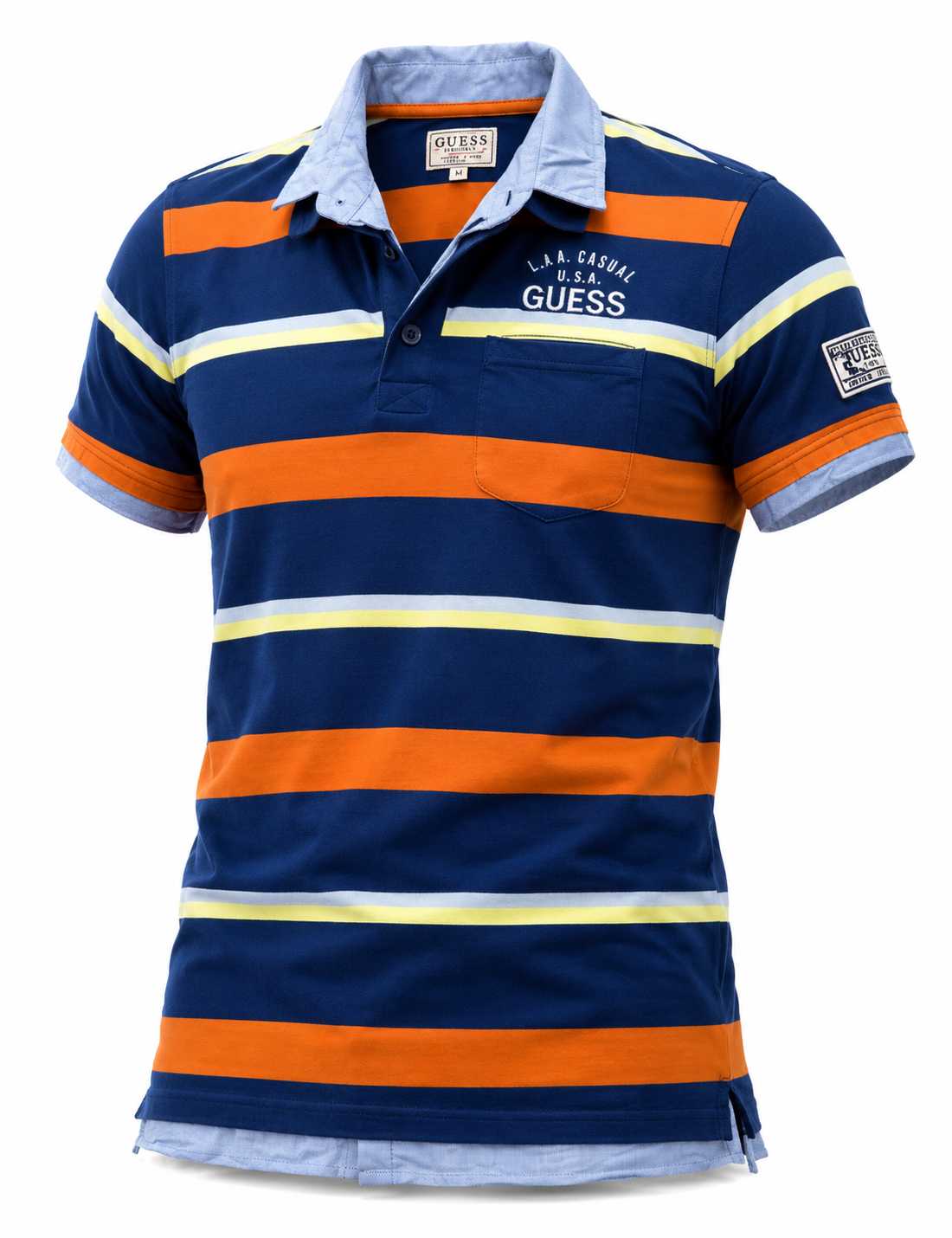 Guess Boys Blue Polo Shirt size 16 product image 2