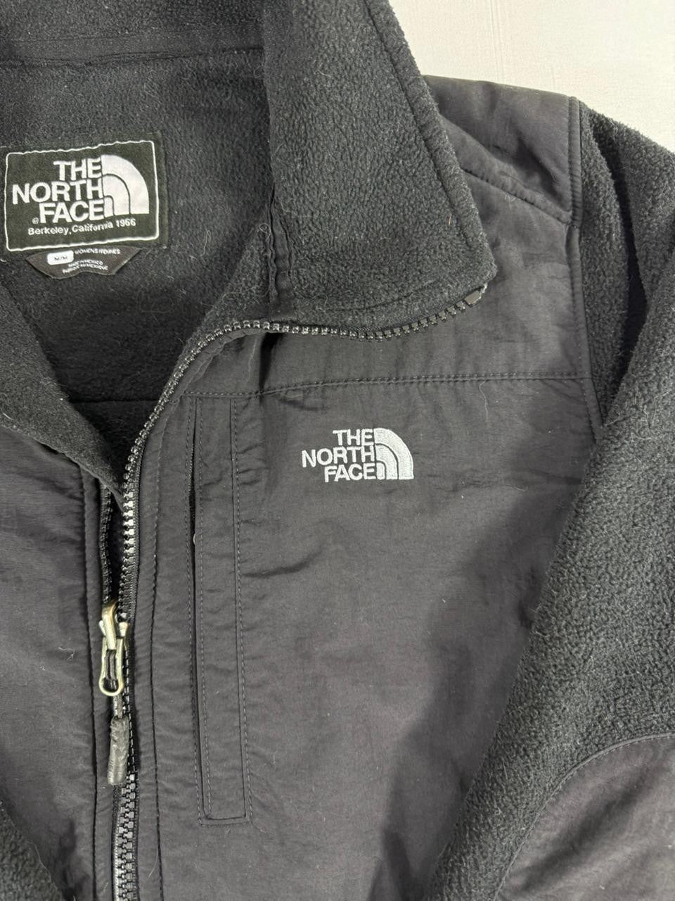The North Face Women's Black Fleece Jacket Polartec Full Zip Outdoor Size M
