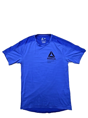 Reebok Women's Activchill Blue XS Short Sleeve Crew T-Shirt