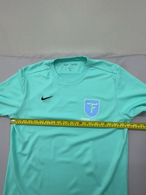 Nike Dri-FIT Teal T-Shirt L Short Sleeve Crewneck Poly Jersey