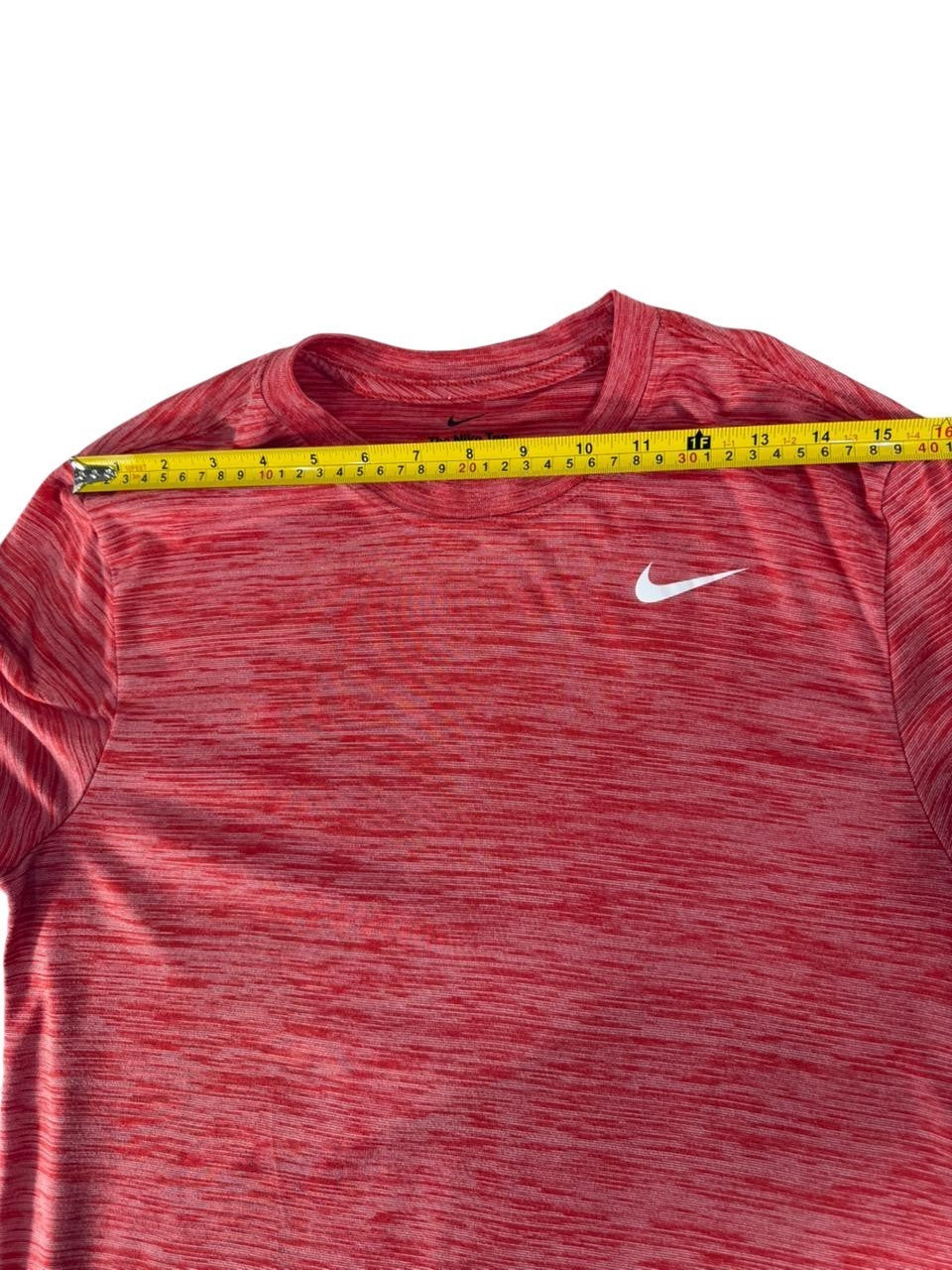 Nike Men's Dri Fit Athletic T-Shirt Red Short Sleeve Running Training Size Medium