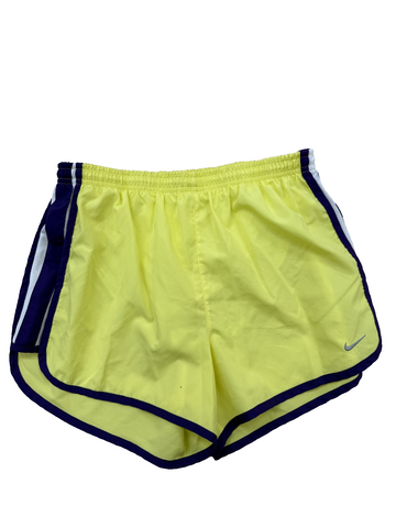 Nike Unisex Yellow Polyester Shorts Size S MPN SU1210022BID