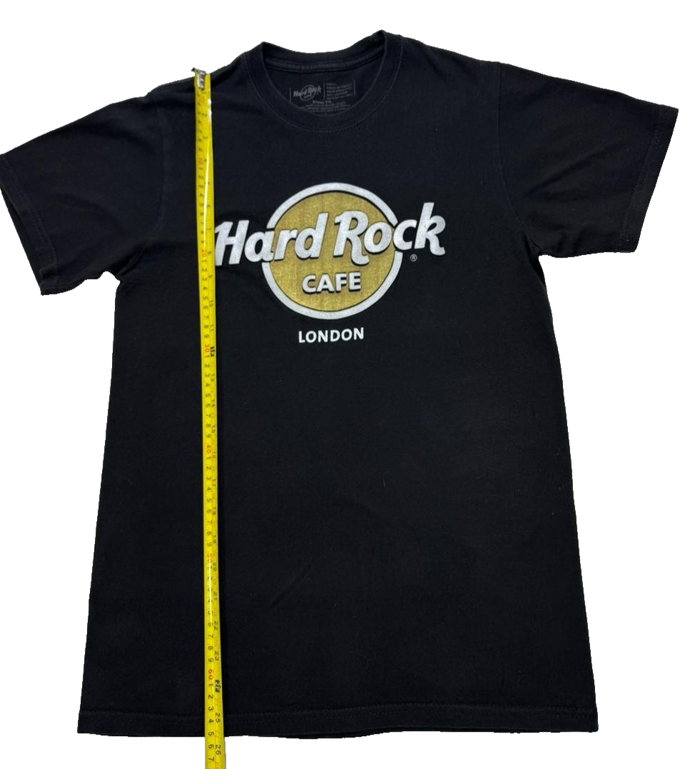 Hard Rock Cafe London black T-shirt Men's Fit SIZE S