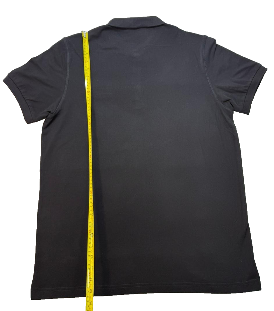 Men's Dolce & Gabbana Polo Shirt Black Made In Italy Size 50