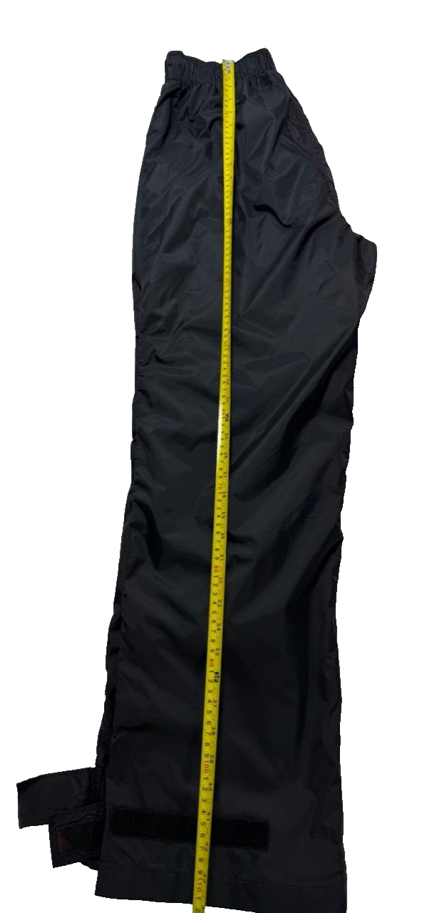 Columbia Men's Black Rebel Roamer Rain Pants Size L Made In Malaysia