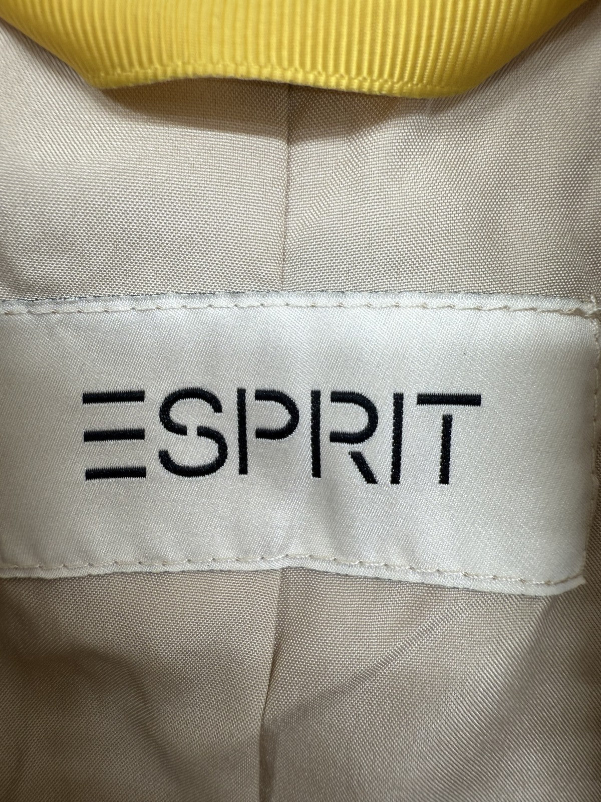 Esprit Women's XL Teddy Fur Biker Jacket Natural Winter