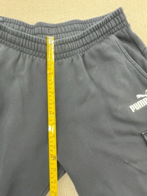 Puma Men's New Navy Cargo Sweatpants XL Tapered Drawstring