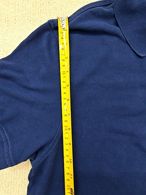 Levi's Men's Blue Cotton Polo Shirt L Short Sleeve Standard