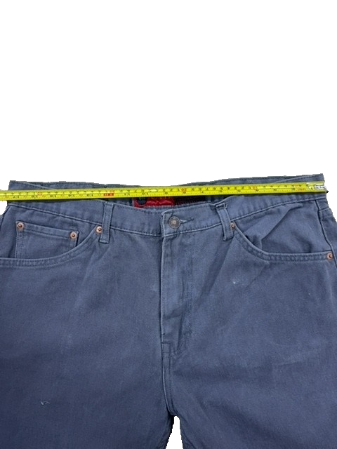 Levi's 501 Original Fit Straight Jeans Men 40x39 Gray Button Fly