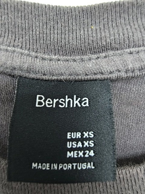 Bershka Unisex Black Music Graphic T-Shirt Size XS Regular Condition