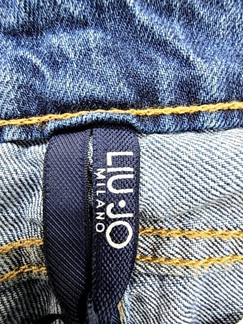 Liu Jo Women's Blue Distressed Denim Jeans Size 26