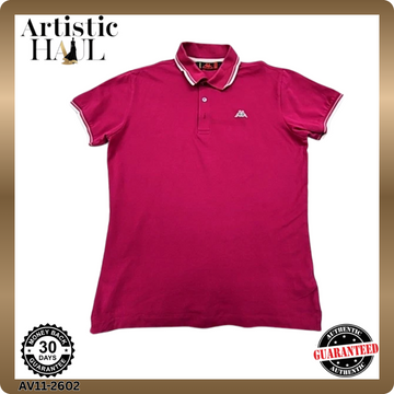 Robe di Kappa Men's Magenta Polo XL Short Sleeve White Piping