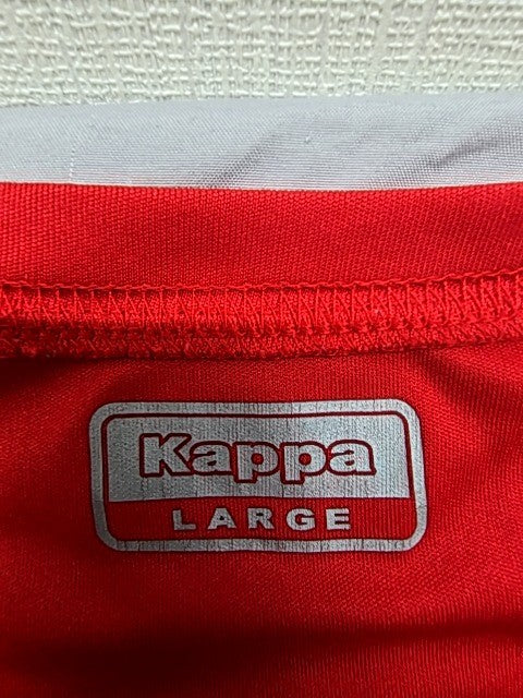 Kappa Men's Red Jersey – Size L, Sports Brand Department Type, Regular Fit