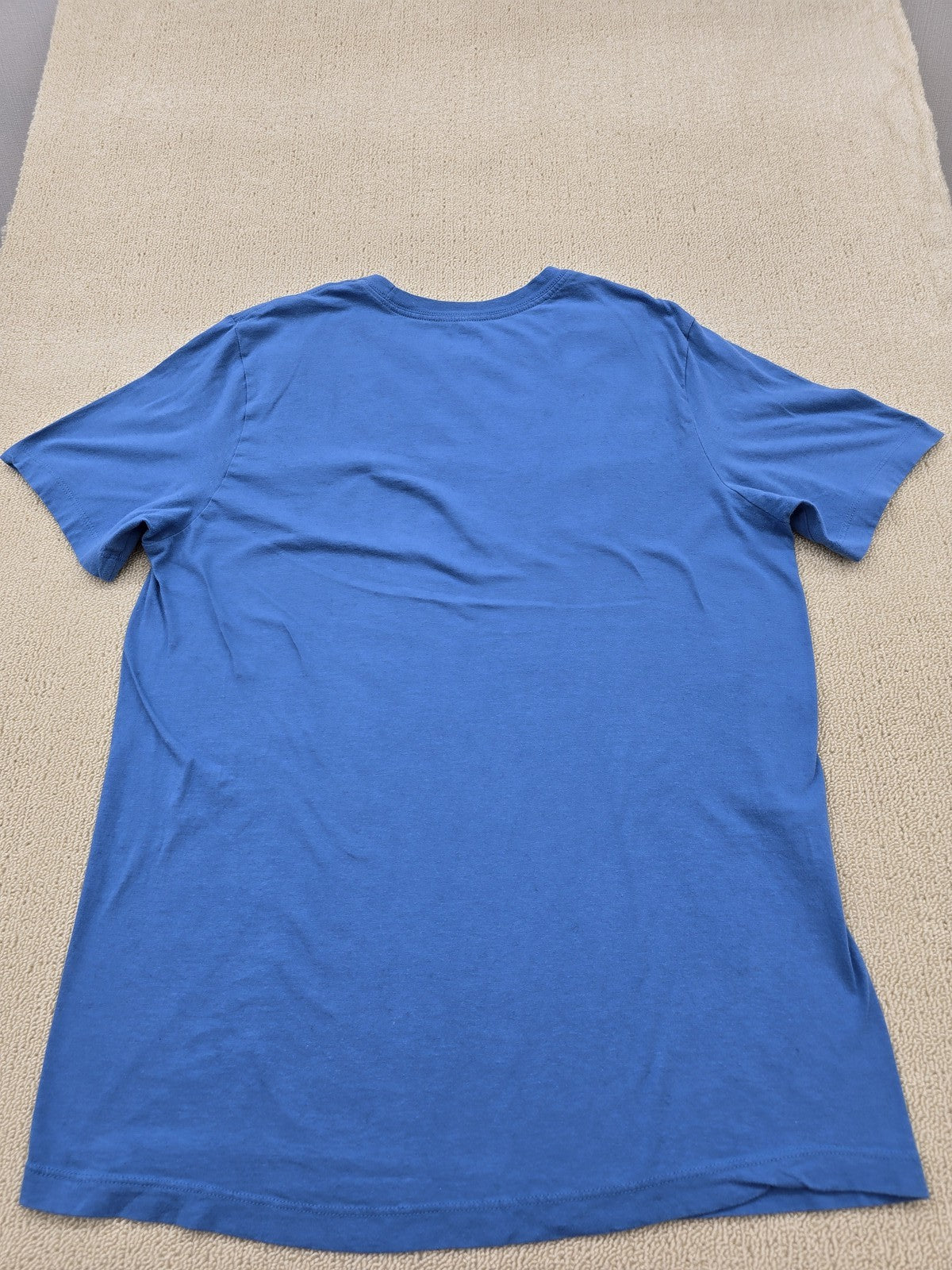 Nike Blue L Short Sleeve Crew Neck T-Shirt Unisex Adult