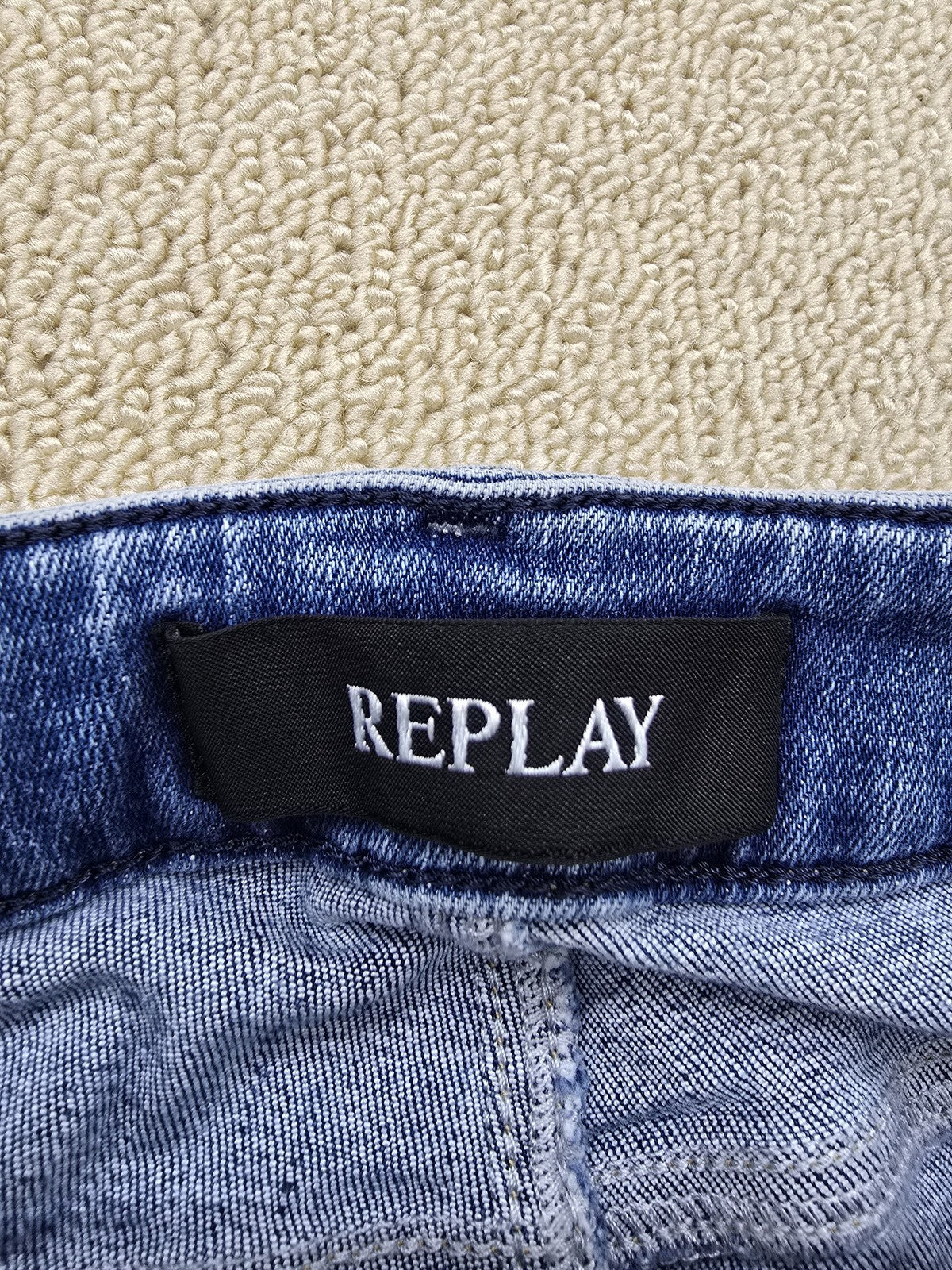 Replay Women's Slim Stretch Jeans Size 29x30 Blue Denim