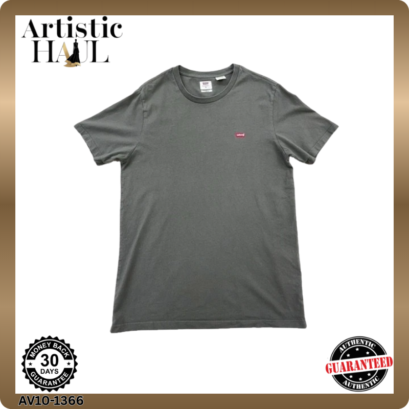 Levi's Men's Gray Crewneck T-Shirt Small Short Sleeve Standard Fit