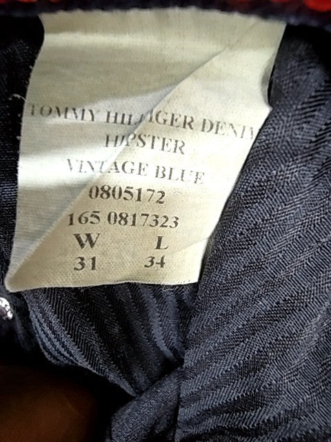 Tommy Hilfiger Denim Women's Vintage Blue Jeans Size L 31x34 Vintage
