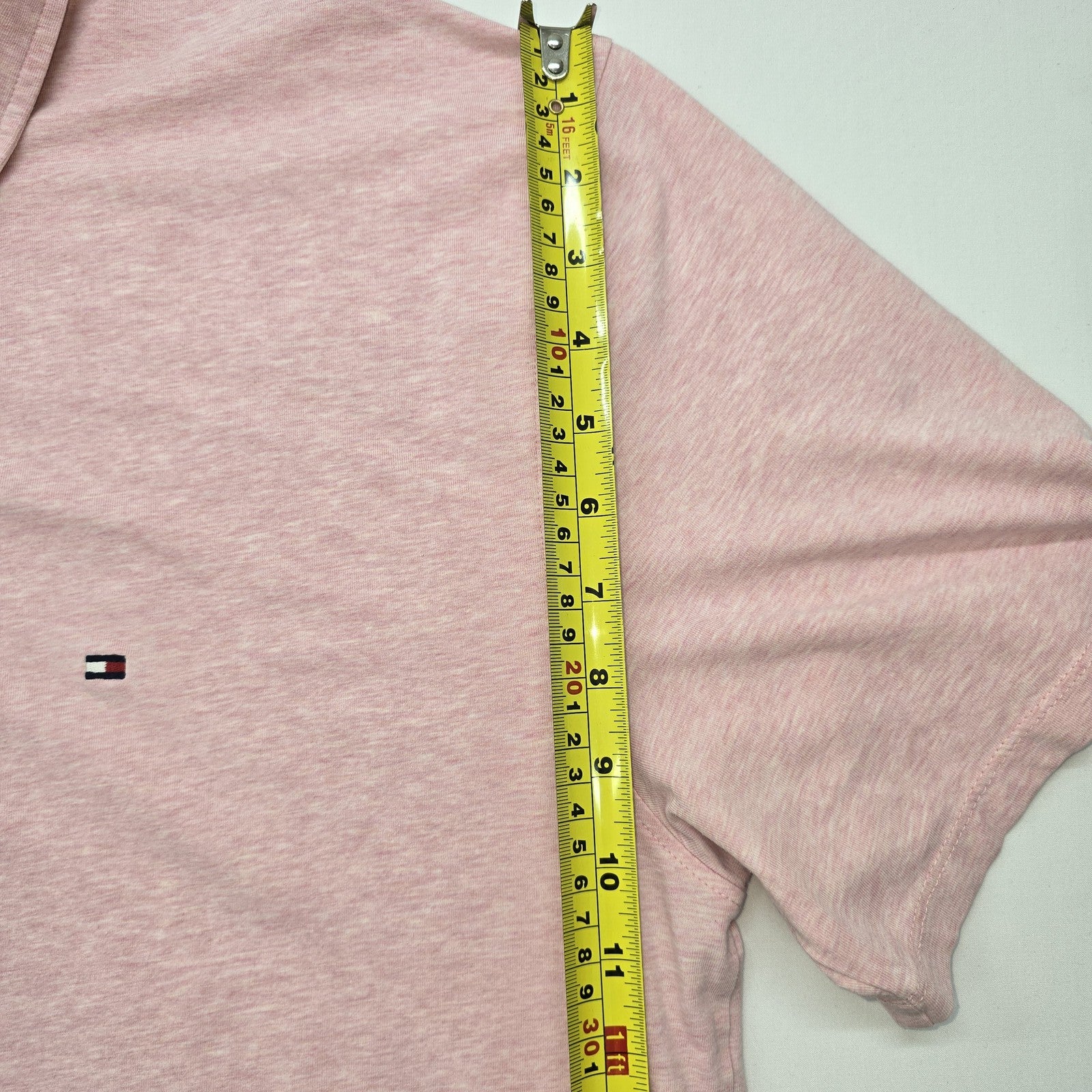 Tommy Hilfiger Men Pink Polo Shirt size 2XL product image 6