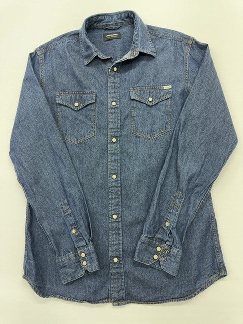 Jack & Jones Men Blue Shirt size M product image 3
