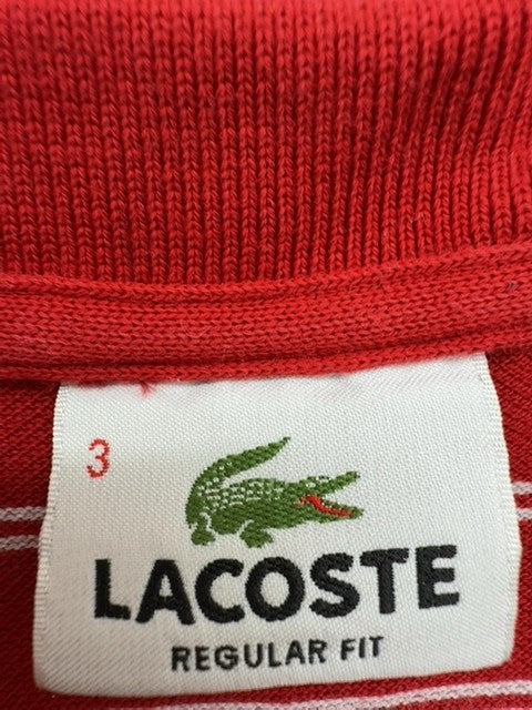 Lacoste Men Red Polo Shirt size 3 product image 4
